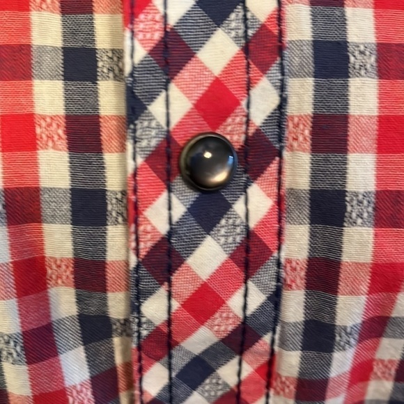 James Campbell Shirt Mens Medium Pearl Snap Western Cowboy Rancher Rodeo. - Picture 4 of 11